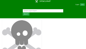 openclipart圖庫：Skull-資源代表圖