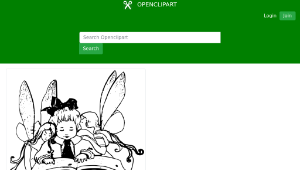 openclipart圖庫：Fairies and a Baby-資源代表圖
