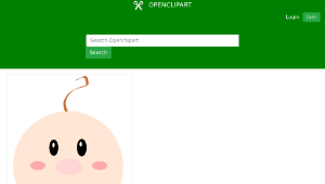 openclipart圖庫：Cartoon baby soft-資源代表圖