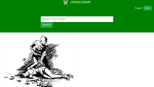 openclipart圖庫：Dead Lady and Her Killer縮圖