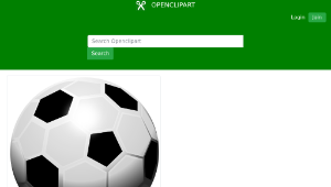 openclipart圖庫：football, futbuolo kamuolys-資源代表圖
