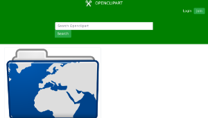 openclipart圖庫：Internet Folder Icon縮圖