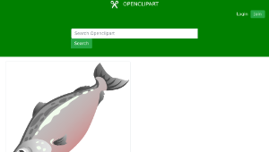 openclipart圖庫：Food Salmon-資源代表圖