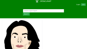 openclipart圖庫：Michael Jackson Vector縮圖