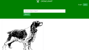 openclipart圖庫：spaniel-資源代表圖