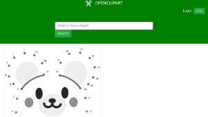 openclipart圖庫：Connect-the-Dots Mouse縮圖