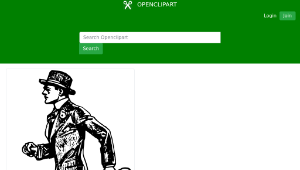 openclipart圖庫：Suit Up and Walk Out縮圖