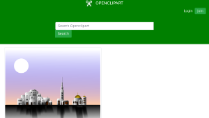 openclipart圖庫：Town two縮圖