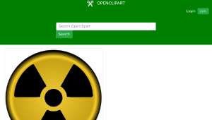 openclipart圖庫：Radiation symbol nuclear-資源代表圖