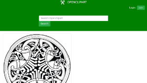 openclipart圖庫：Celtic Ornamental Circle-資源代表圖