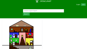 openclipart圖庫：Basic House-資源代表圖