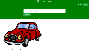 openclipart圖庫：car - coloured-資源代表圖