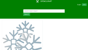 openclipart圖庫：Meteo neve-資源代表圖