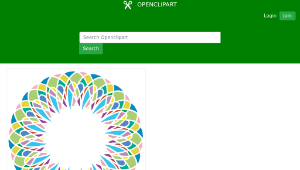 openclipart圖庫：Abstract 018 - No Borders縮圖