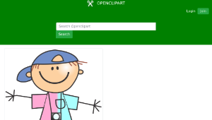 openclipart圖庫：kid1