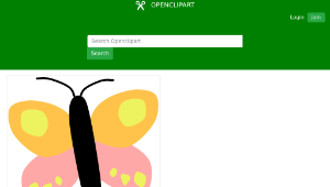 openclipart圖庫：Butterfly -資源代表圖
