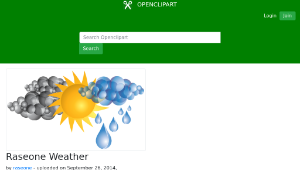 openclipart圖庫：Raseone Weather縮圖