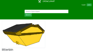 openclipart圖庫：	litterbin-資源代表圖