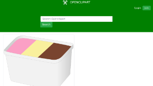 openclipart圖庫：2l Ice Cream box縮圖