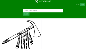 openclipart圖庫：Tomahawk縮圖