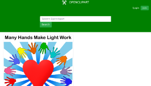 openclipart圖庫：Kind Volunteers-資源代表圖