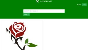 openclipart圖庫：Simple Rose縮圖