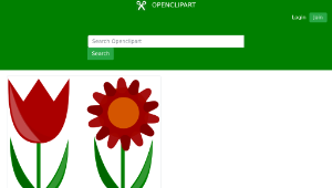 openclipart圖庫：Flowers