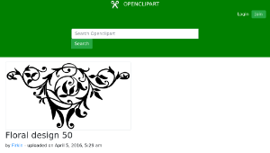 openclipart圖庫：Floral design 50縮圖