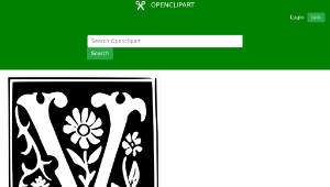 openclipart圖庫：Decorative Letter Set-資源代表圖