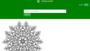 openclipart圖庫：Leafy Geometric Design 10-資源代表圖