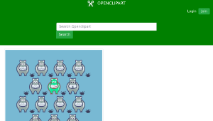 openclipart圖庫：Funny Cow Pattern