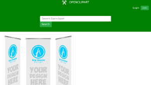 openclipart圖庫：Banner template-資源代表圖