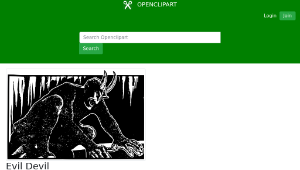 openclipart圖庫：Evil Devil縮圖