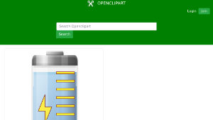 openclipart圖庫：Battery