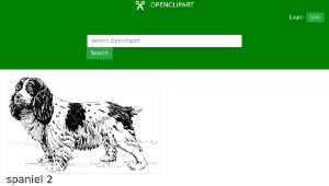 openclipart圖庫：spaniel 2-資源代表圖