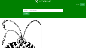 openclipart圖庫：butterfly orchid