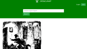 openclipart圖庫：Scary ghost in room-資源代表圖