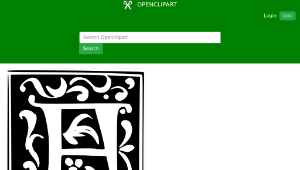 openclipart圖庫：Decorative Letter Set-資源代表圖