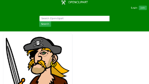 openclipart圖庫：pirate - coloured-資源代表圖