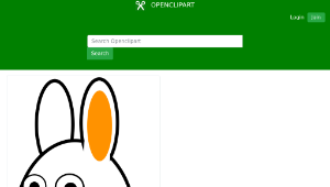 openclipart圖庫：Spring Bunny 1-資源代表圖