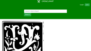 openclipart圖庫：Decorative Letter Set-資源代表圖