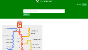 openclipart圖庫：HTML5 -資源代表圖