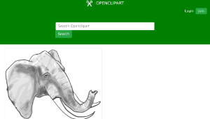 openclipart圖庫：Elephant縮圖