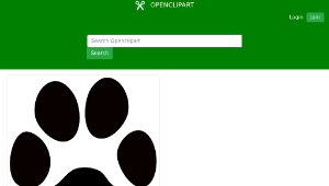 openclipart圖庫：Huella de perro 3-資源代表圖