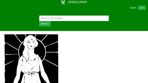 openclipart圖庫：No Chains Woman-資源代表圖