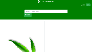 openclipart圖庫： Cannabis leaf