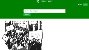openclipart圖庫：Protest Women-資源代表圖