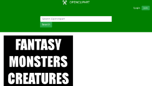 openclipart圖庫：DailySketch 36: Fantasy monsters and creatures-資源代表圖