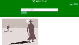 openclipart圖庫：Duel v2縮圖