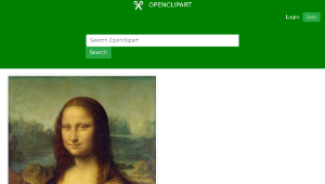 openclipart圖庫：Mona Lisa